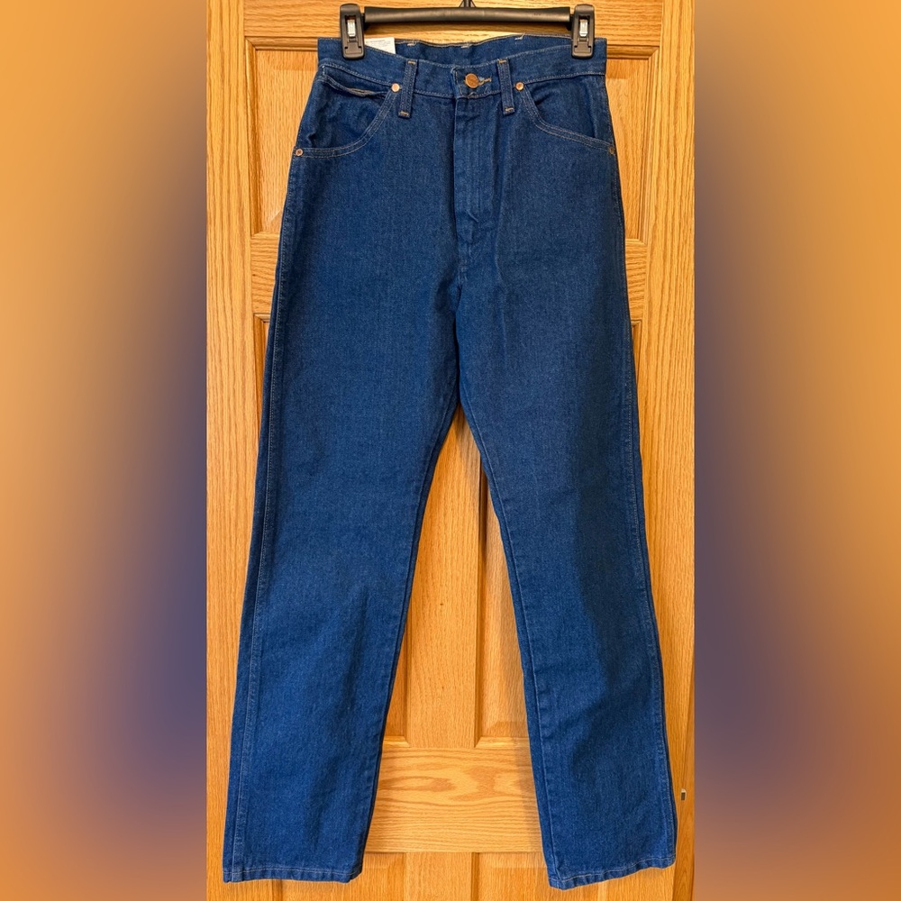 Wrangler Slim Fit Cowboy Cut Jeans in Deep Blue